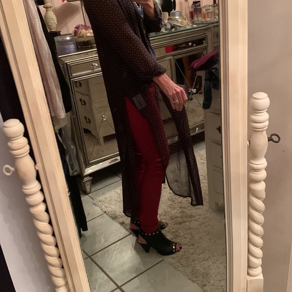 Navy flowy Topper/Cardigan - Picture 12 of 12